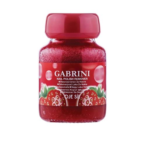 GABRİNİ CAM SÜNGERLİ OJE SİL 75ML ÇİLEK
