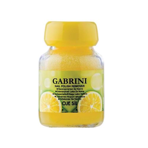 GABRİNİ CAM SÜNGERLİ OJE SİL 75ML LİMON