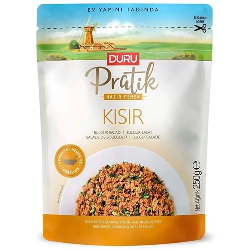 DURU PRATİK HAZIR YEMEK KISIR 250G