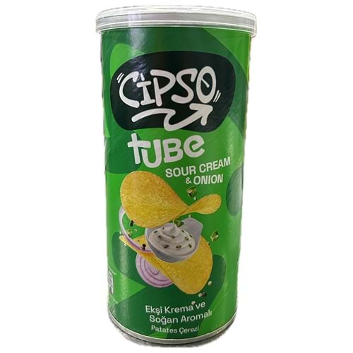 CİPSO TUBE EKŞİ KREMA VE SOĞAN AROMALI CİPS 90G