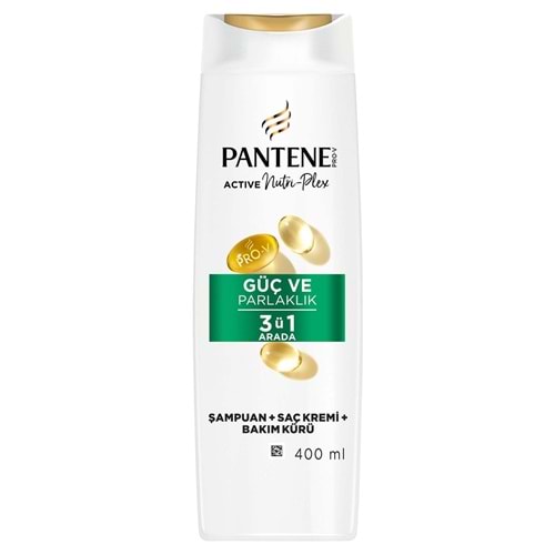 PANTENE GÜÇ VE PARLAKLIK 3Ü1 ARADA 400ML ŞAMPUAN