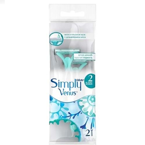 GİLETTE VENÜS SİMPLY 2 BICAK 2Lİ TAKIM