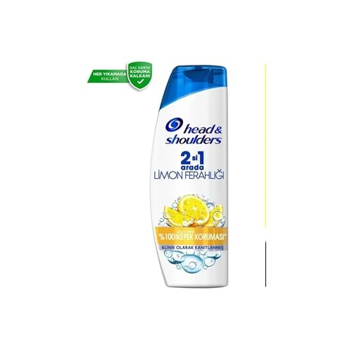HEAD&SHOULDERS 2Sİ1 ARADA LİMON FERAHLIĞI 330ML