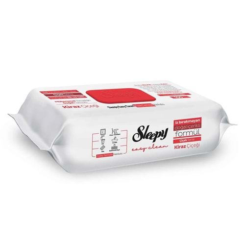 SLEEPY YÜZEY TEMİZLİK HAVLUSU KİRAZ ÇİÇEĞİ 100 ADET