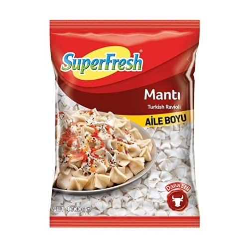 SUPER FRESH MANTI AİLE BOYU 1000G