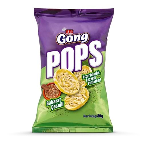 ETİ GONG POPS BAHARAT ÇEŞNİLİ 80G