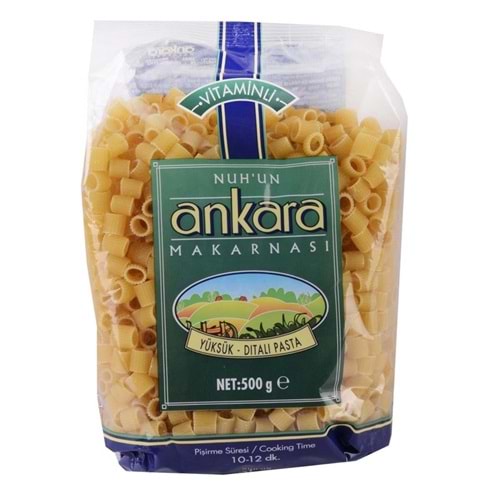 ANKARA YÜKSÜK - DITALI PASTA MAKARNA 500G (VİTAMİNLİ)