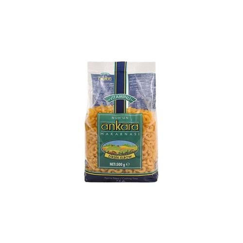 ANKARA DİRSEK- ELBOW MAKARNA 500G (VİTAMİNLİ)