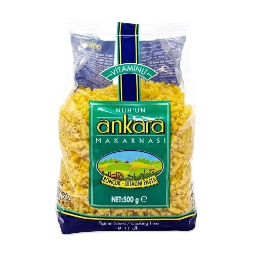 ANKARA BONCUK - DITALINI PASTA MAKARNA 500G