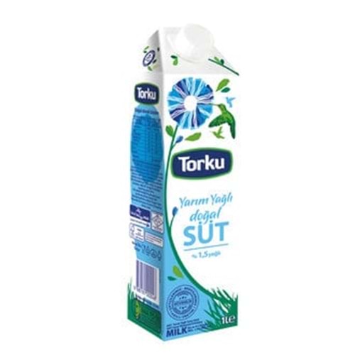 TORKU 1 L YARIM YAĞLI DOGAL SÜT