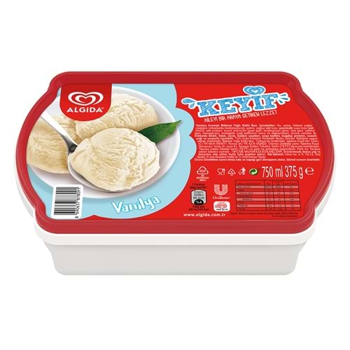 ALGİDA KEYİF VANİLYA 750ML