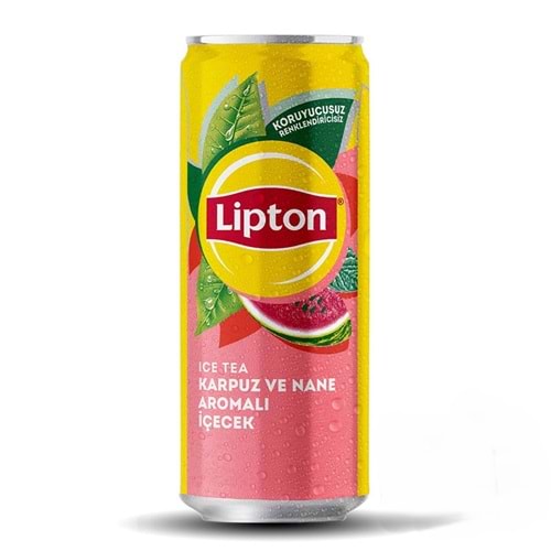 LİPTON ICE TEA KARPUZ VE NANE AROMALI 330ml