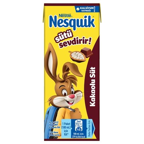 NESLE NESQUİK KAKAOLU SÜT 180ML