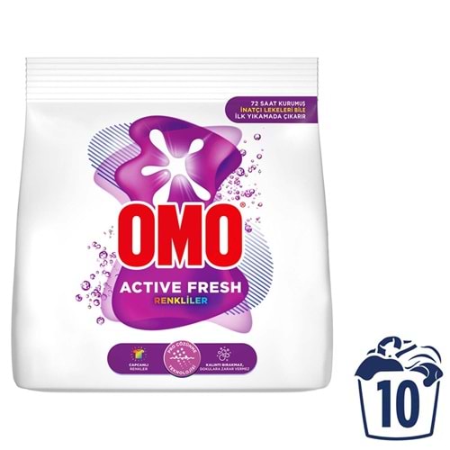OMO ACTİVE FRESH RENKLİLER 1,5KG