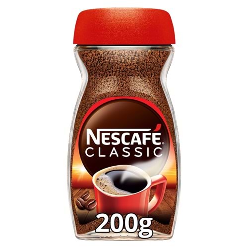 NESCAFE CLASSIC KAHVE 200G (CAM KAVANOZ )