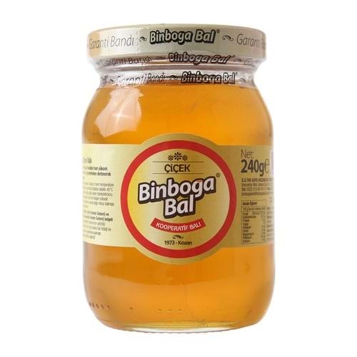 BİNBOGA ÇİCEK BALI 240Gr CAM KAVANOZ