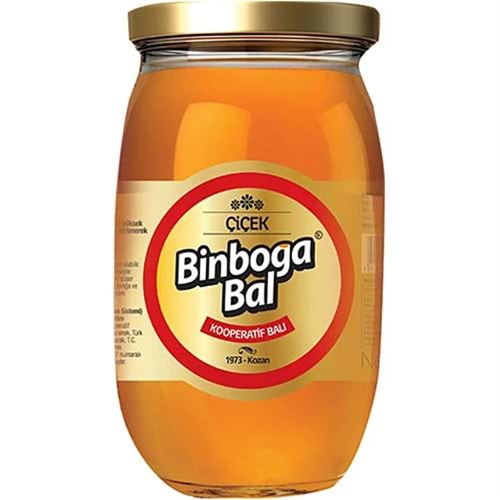 BİNBOGA ÇİÇEK BALI 460G CAM KAVANOZ
