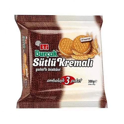 ETİ BURÇAK SÜTLÜ KREMALI 300G