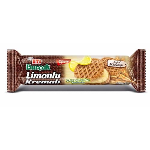 ETİ BURÇAK LİMONLU KREMALI 100G