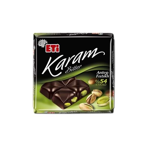 ETİ KARAM %54 BİTTER ANTEP FISTIKLI 60G