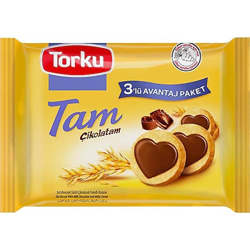 TORKU TAM ÇİKOLATAM 3LÜ AVANTAJLI PAKET