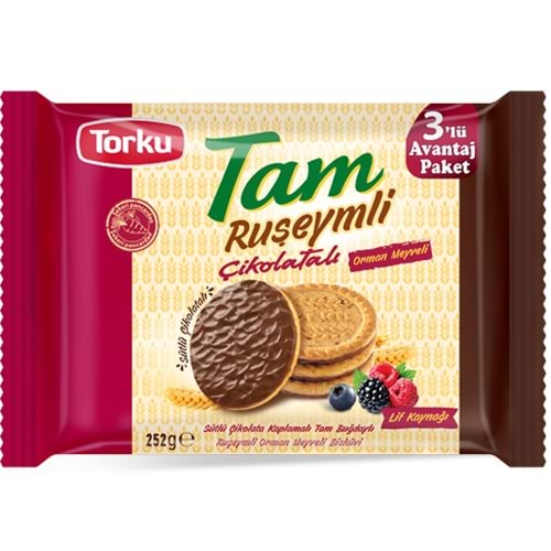 TORKU TAM RUŞEYMLİ ÇİKOLATALI ORMAN MEYVELİ 3X84G