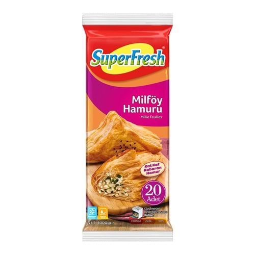 SUPERFRESH MİLFÖY HAMURU 1000G