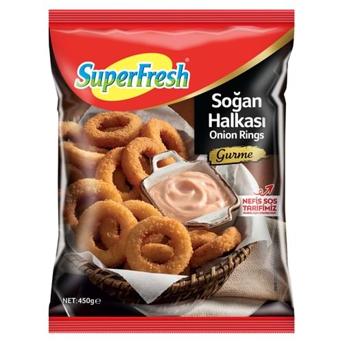 SUPERFRESH SOĞAN HALKASI ONİON RİNGS GURME 450G