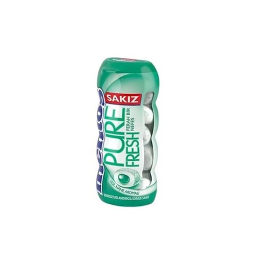 MENTOS PURE FRESH YEŞİL NANE AROMALI SAKIZ 30G