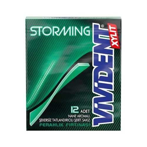 VİVİDENT XYLIT STORMING NANE AROMALI 33G