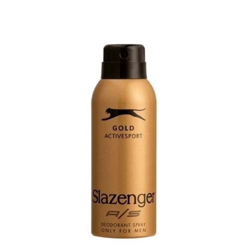 SLAZENGER GOLD ACTIVESPORT DEODORANT SPRAY 150ML