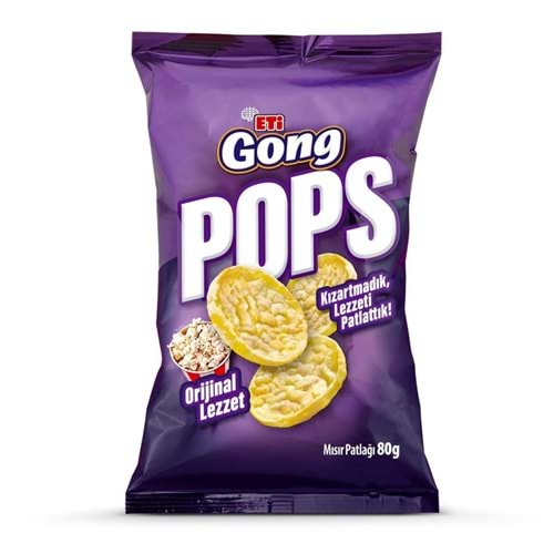 ETİ GONG POPS SADE 80G