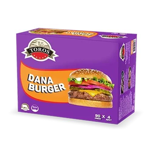 TOROS DANA BURGER 90G X 4 ADET PAKET