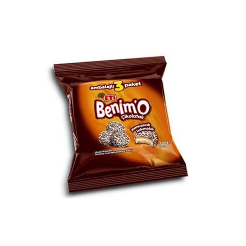 ETİ BENİMO ÇİKOLATALI 240G 3LÜ PAKET