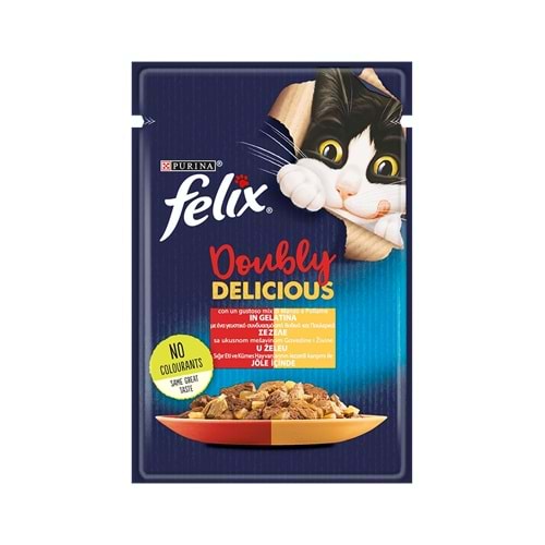 PURİNA FELİX SIĞIR ETİ VE KÜMES HAYVANLARI 85G