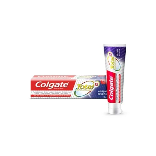 COLGATE TOTAL 12 GELİŞMİŞ BEYAZLIK 50ML