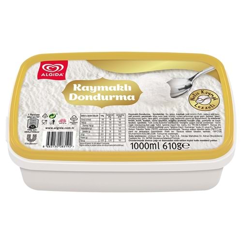 ALGİDA KAYMAKLI DONDURMA 1000ML