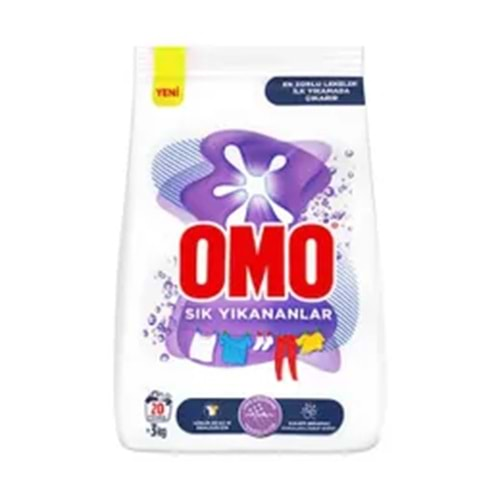 OMO SIK YIKAMA TÜM RENKLER 3 KG OMOMATİK