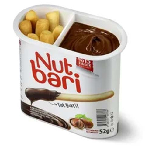 NUT BARİ KAKAOLU FINDIK KREMASI & GRİSSİNİ 52G