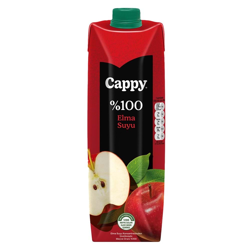 CAPPY %100 ELMA SUYU 1 L