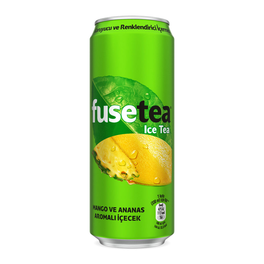 FUSETEA MANGO VE ANANAS 330ML KUTU