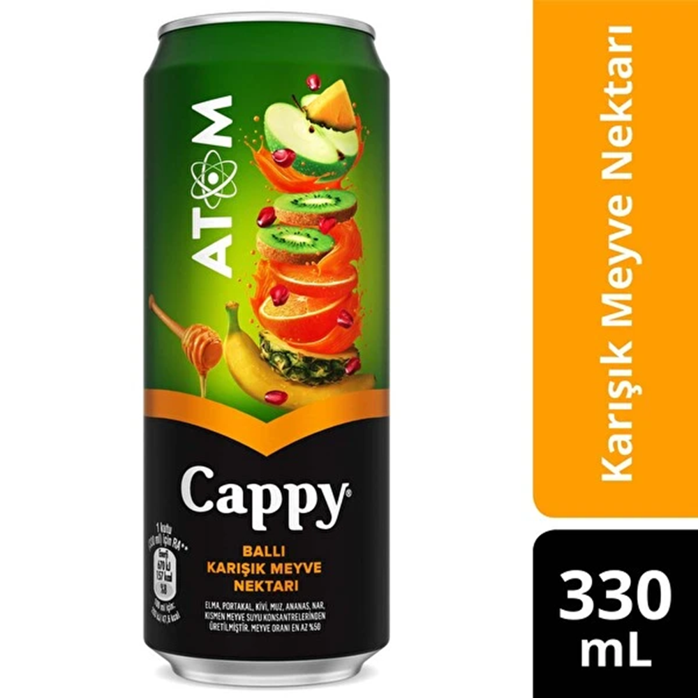 CAPPY ATOM BALLI,KARIŞIK MEYVE NEKTARI 330ml