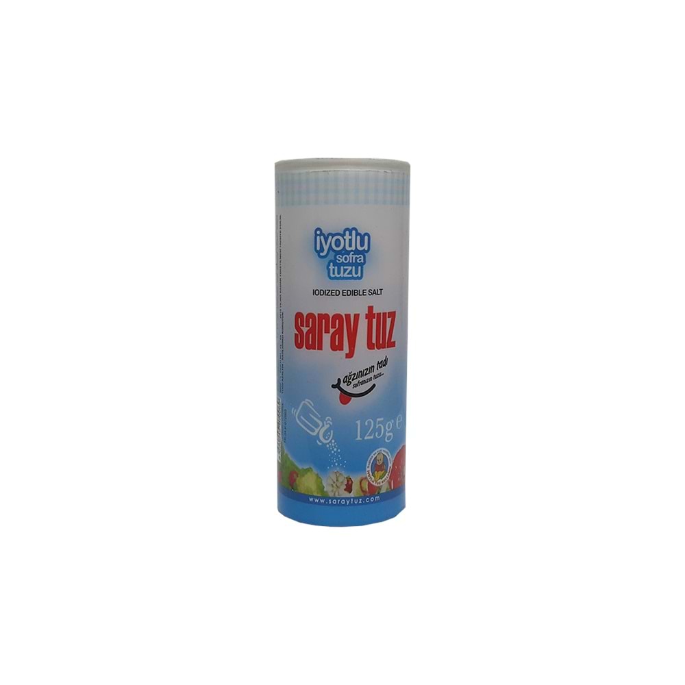 SARAY TUZ 125G PLASTİK TUZLUK