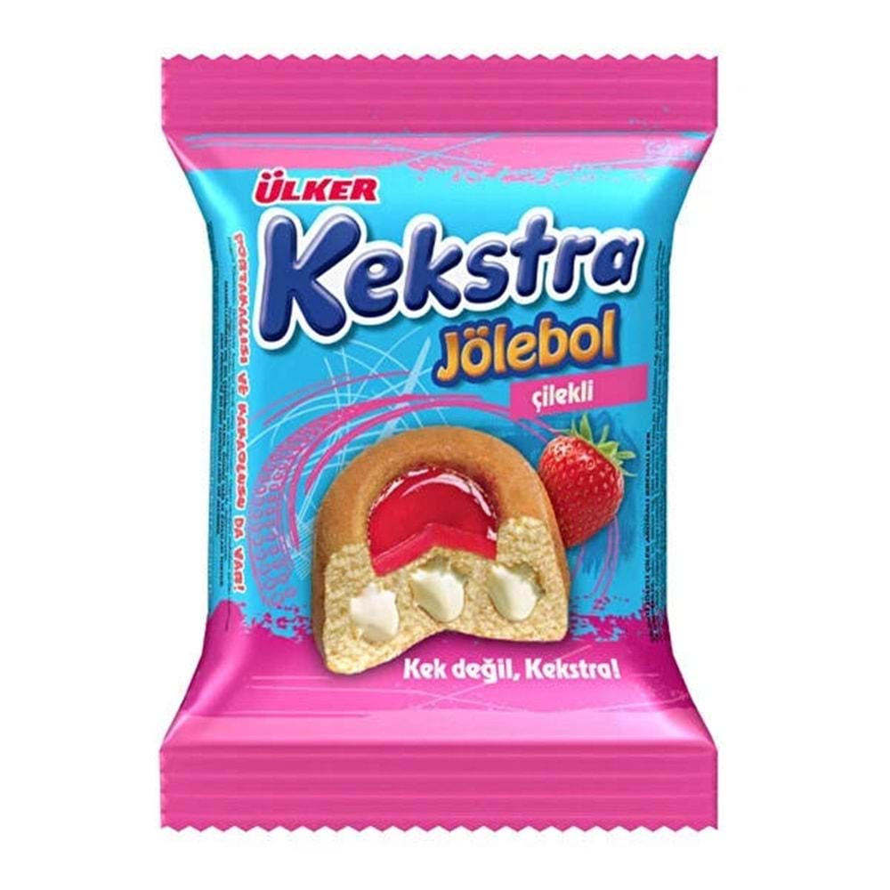 ÜLKER KEKSTRA JÖLEBOL ÇİLEKLİ 40G