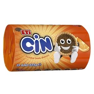 ETİ CİN PORTAKALLI BİSKÜVİ 13 ADET 325G