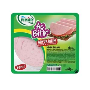 PINAR AÇ BİTİR HİNDİ SALAM 8 DİLİM 60G