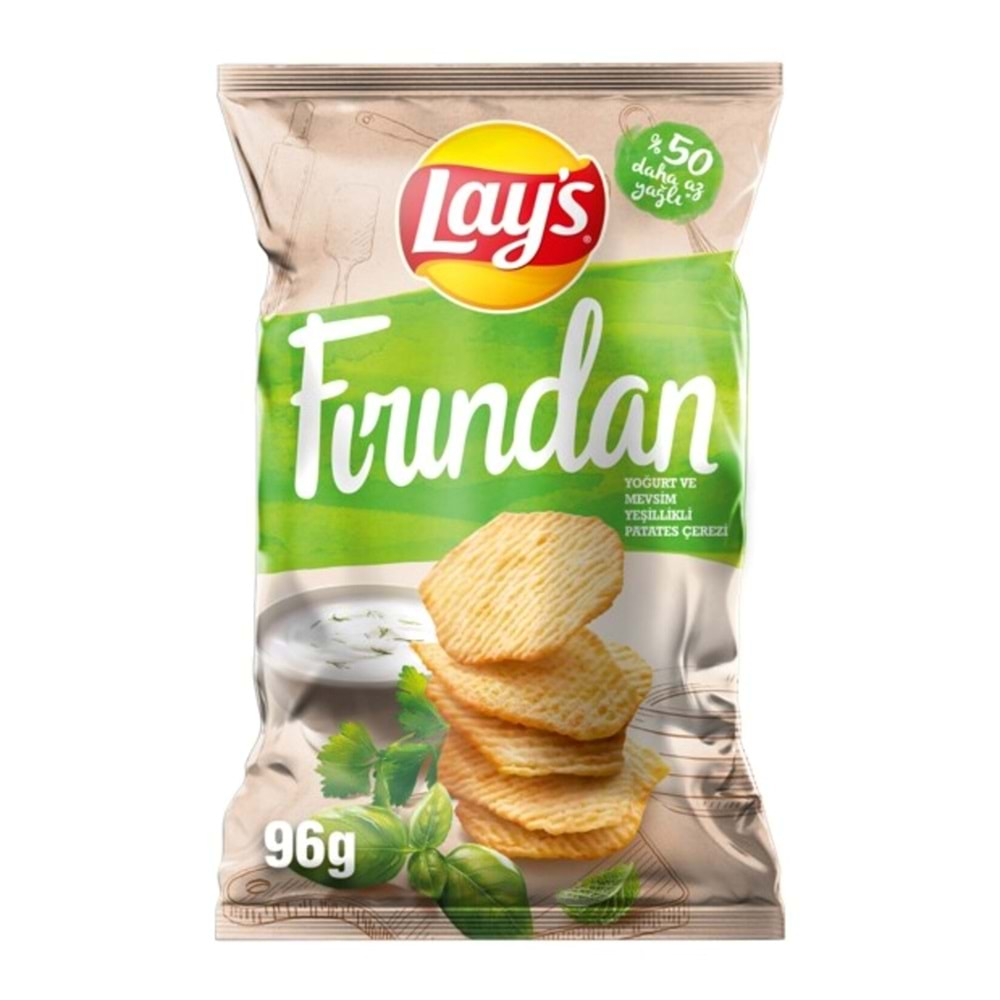 LAYS FIRINDAN YOĞURT VE MEVSİM YEŞİLLİKLERİ 96G