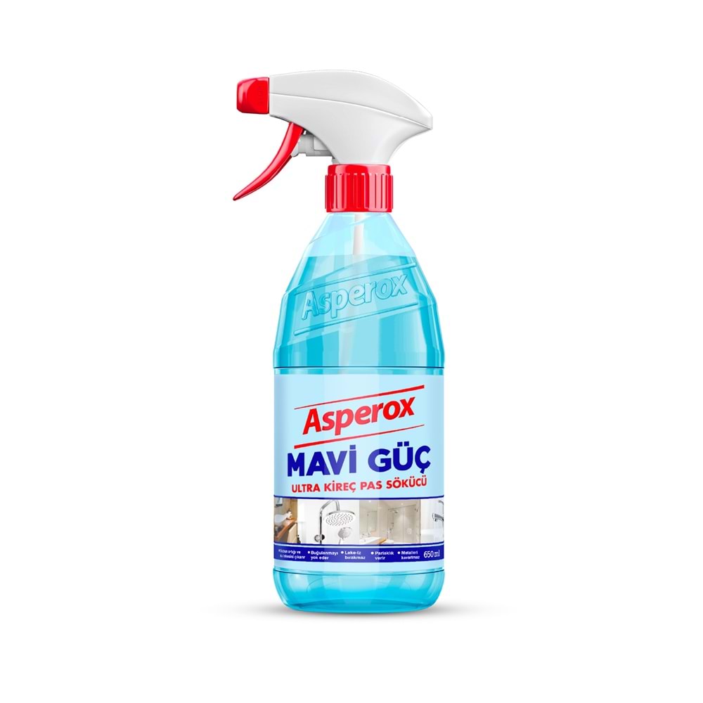 ASPEROX MAVİ GÜÇ KİREÇ VE PAS SÖKÜCÜ 650ML