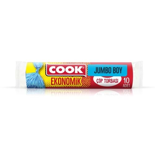 COOK EKONOMİK JUMBO BOY ÇÖP TORBASI 10 ADET