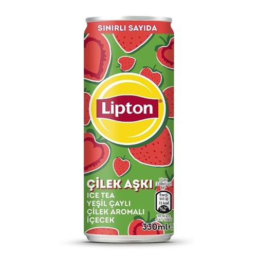 LİPTON ÇİLEK AŞKI İCE TEA 330ML KUTU
